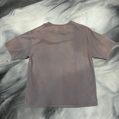 Rhude Faded Grey/Red Eagle Graphic Tee (S)