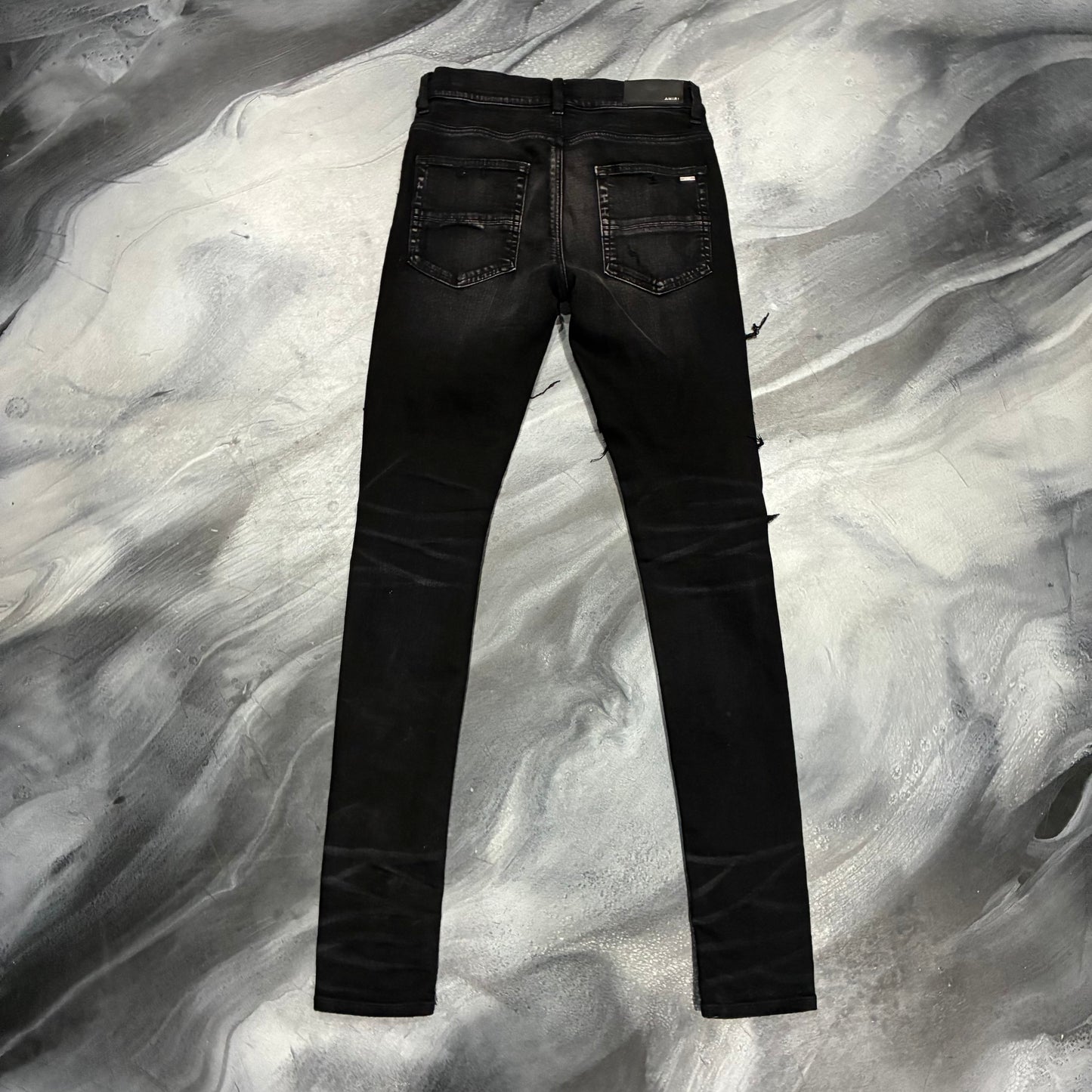 Amiri Black Rainbow Bandana Thrasher Jean (29)