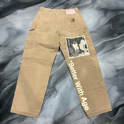 BWA Khaki Photo Collage Patch Jean (30)