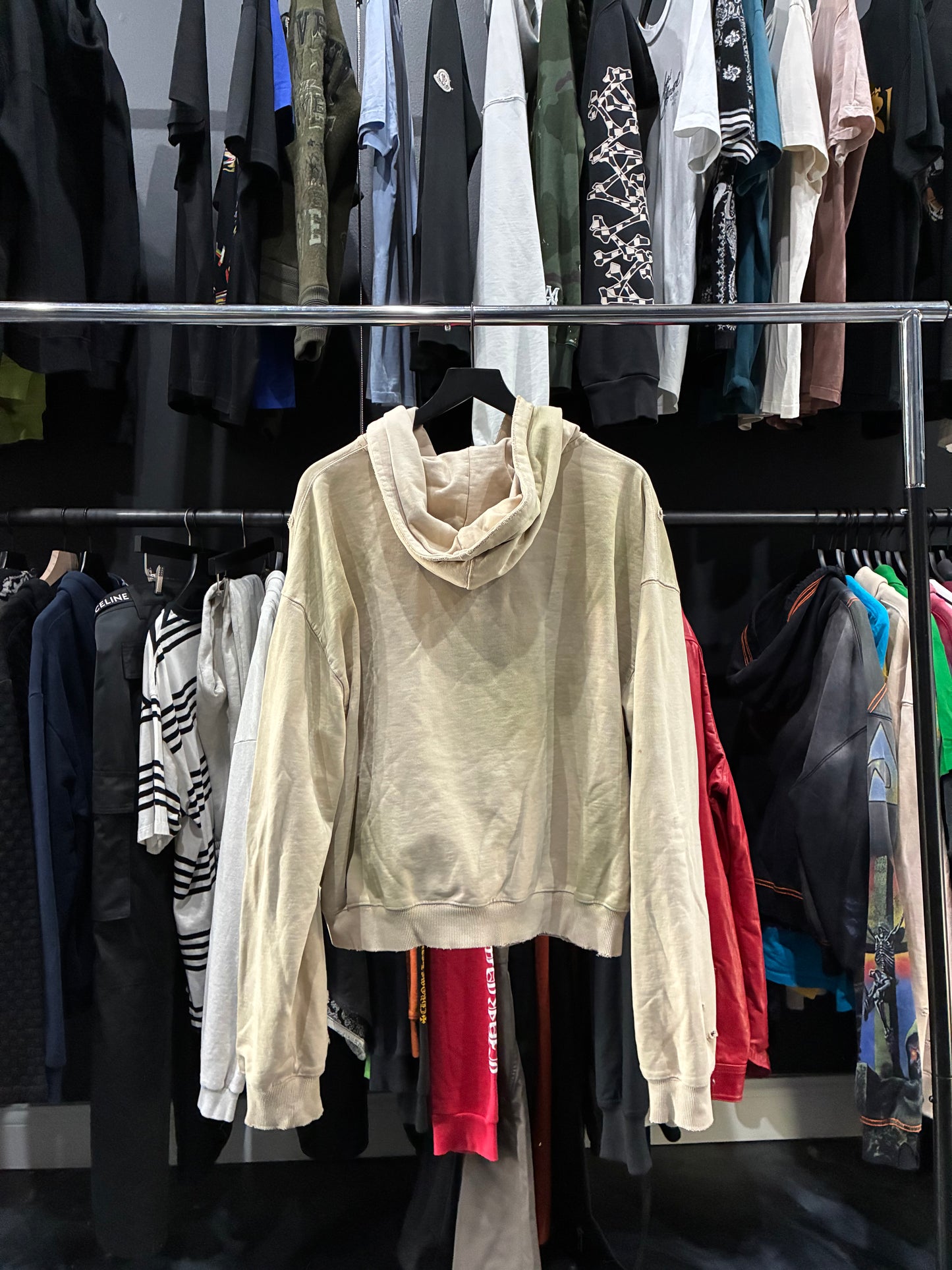 Vale Cream Garden Zip Up Hoodie (L)