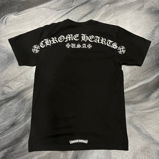 Chrome Hearts Black/White ‘USA’ Pocket Tee (M)