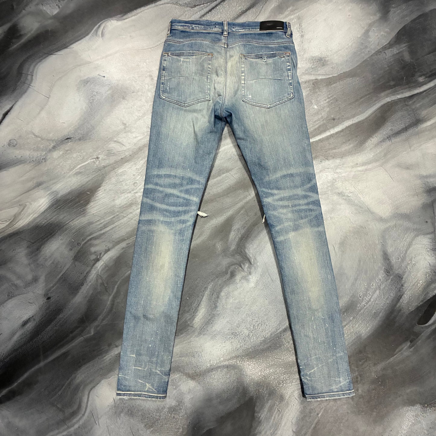 Amiri Indigo Blue/Red Patch MX1 Jean (32)
