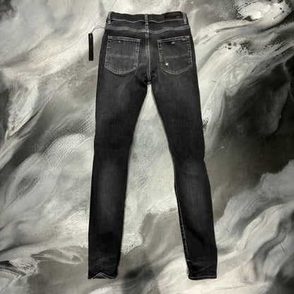 Amiri Faded Black/Black Bandana Patch Thrasher Jean (29)