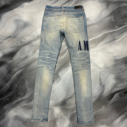 Amiri Indigo/Denim Blue Core Logo Jean (33)