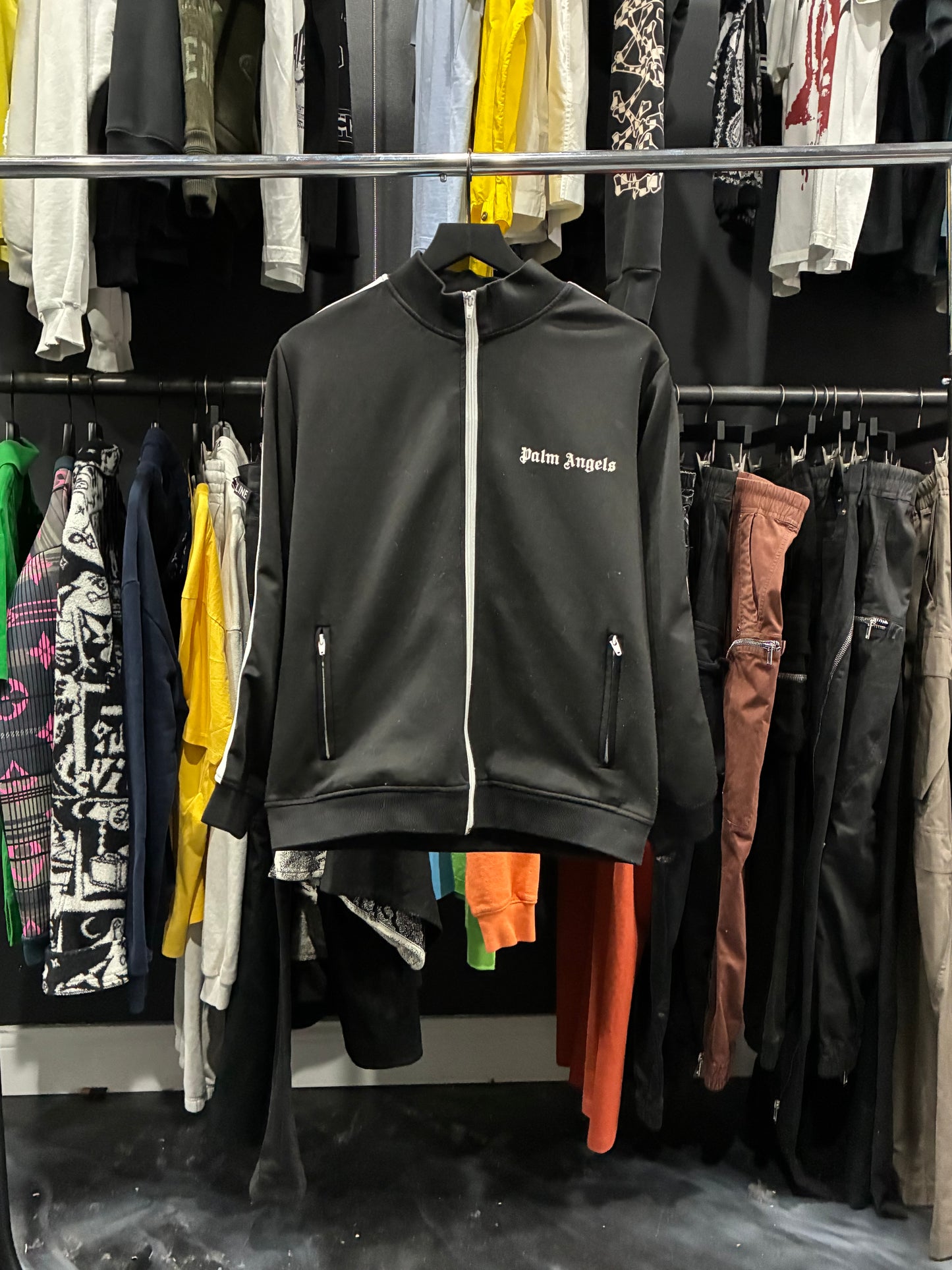 Palm Angels Black Classic Track Jacket (S)
