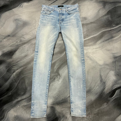 Amiri Light Blue Plain Jean (31)