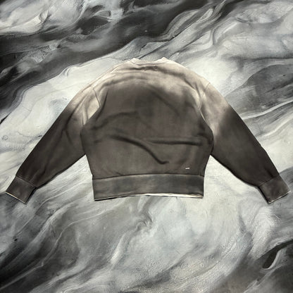 Amiri Grey/Blue Ocen Wave Crewneck Sweater (L)