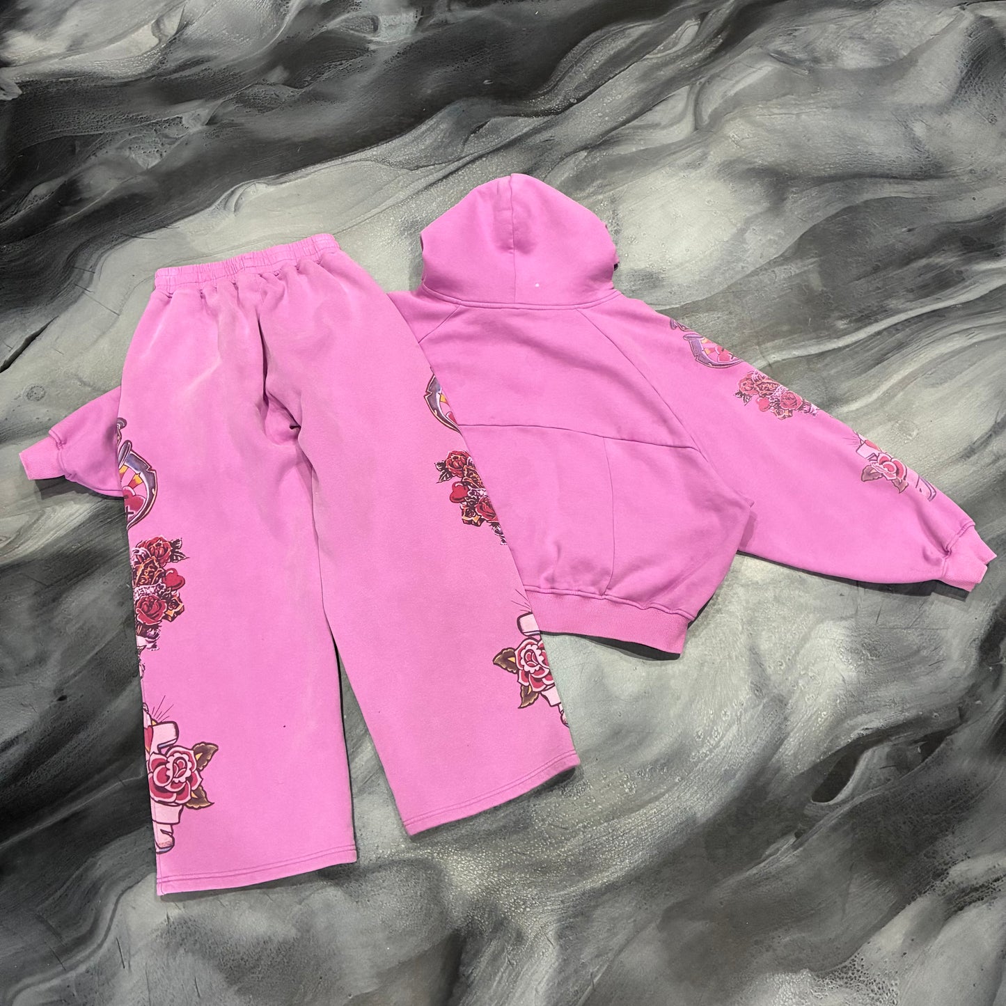 Righteous Purple Risen King Hoodie/Sweatpants Set (S)