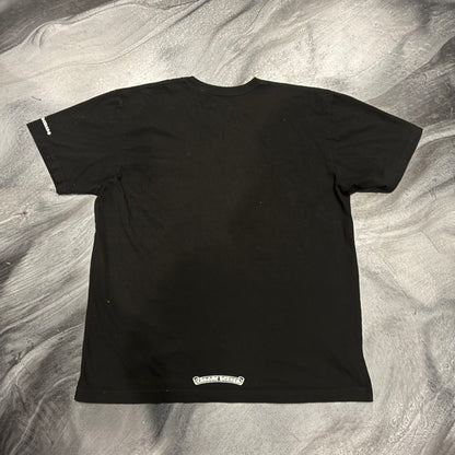 Chrome Hearts Black/White Neck Script Pocket Tee (L)