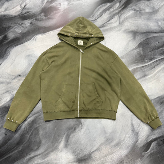 Saint Vanity Green Terry Zip Up (2XL)