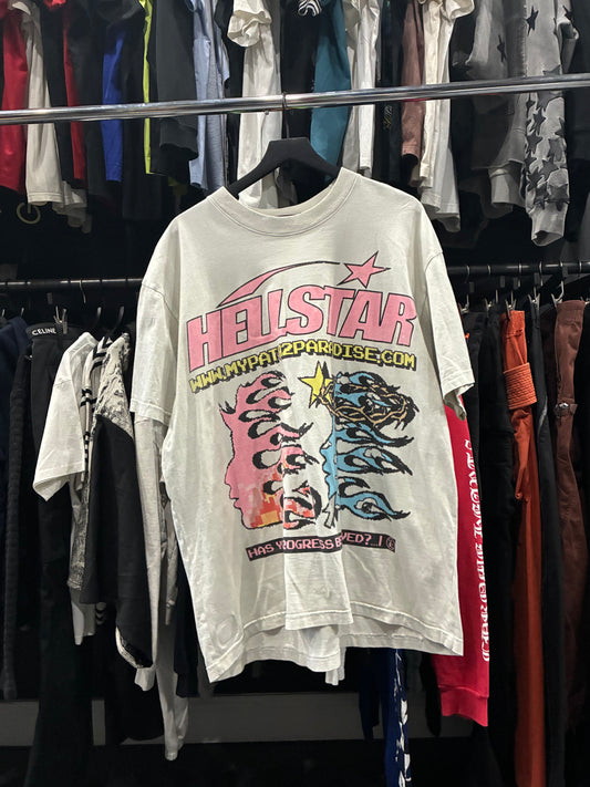 Hellstar White Path2Paradise.com Tee (2XL)