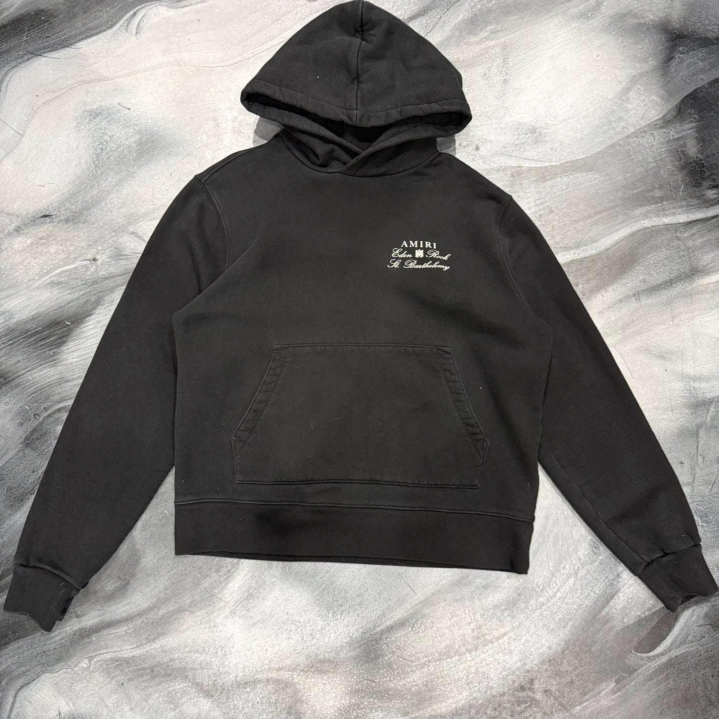 Amiri Black/Cream ‘Eden Rock’ Hoodie (M)