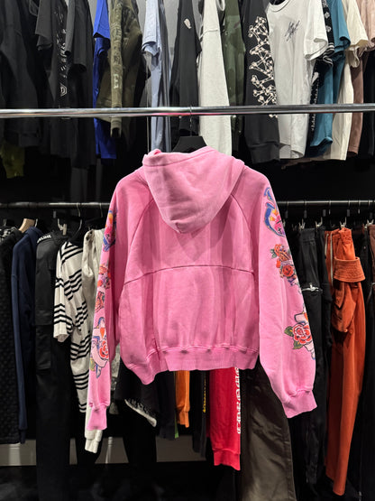 Righteous Pink Zip Up Hoodie (S)