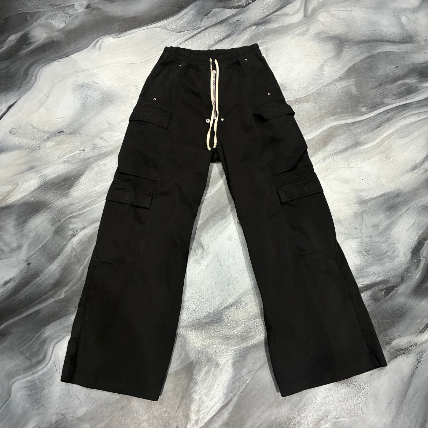 Rick Owen’s Black Cargo Pants (M)