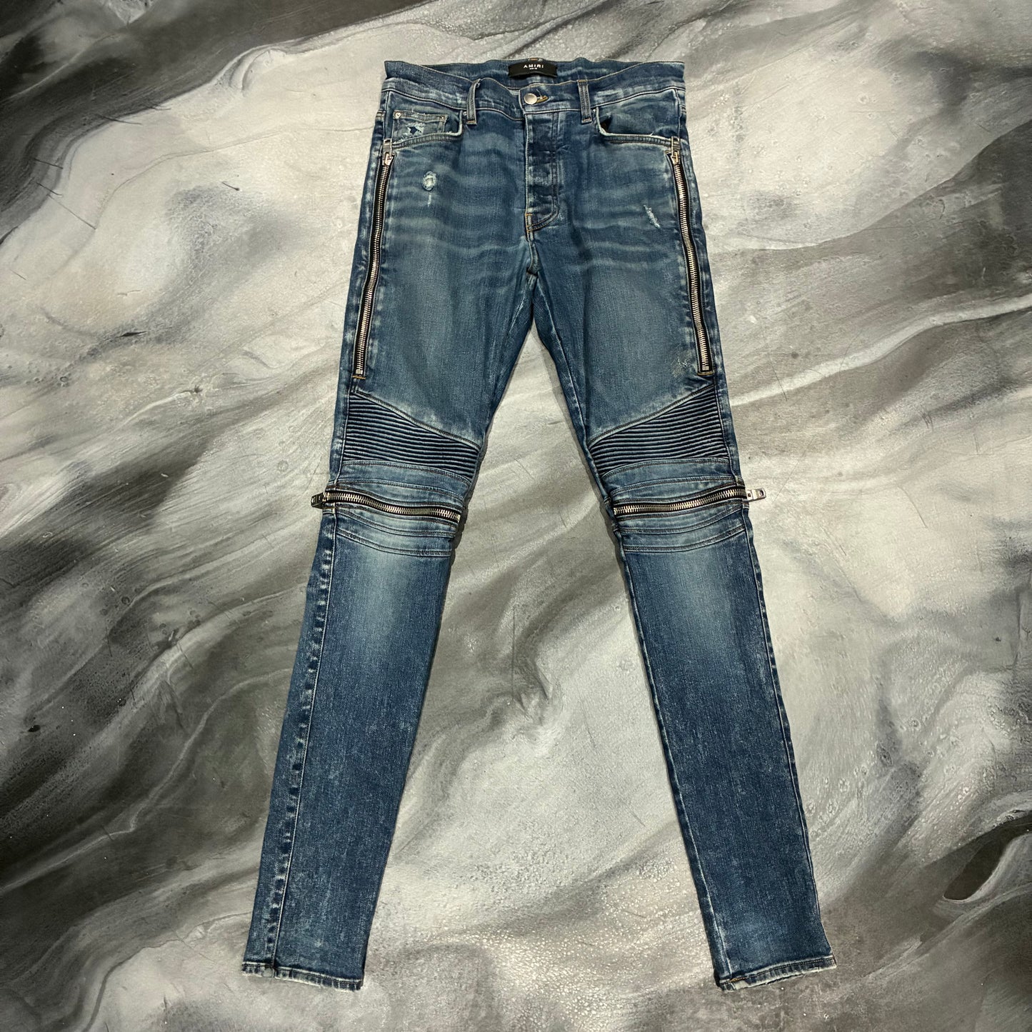 Amiri Dark Blue Plain MX2 Jean (32)