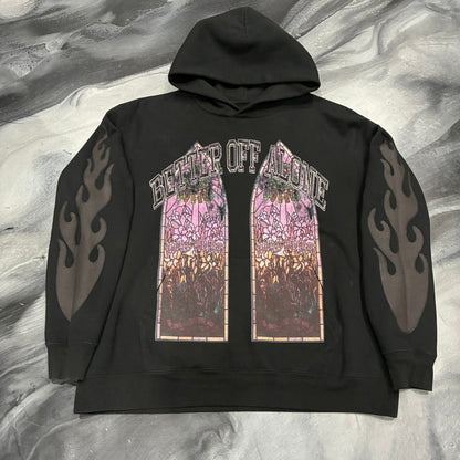 Who Decides War Black Better Off Alone Hoodie (XL)
