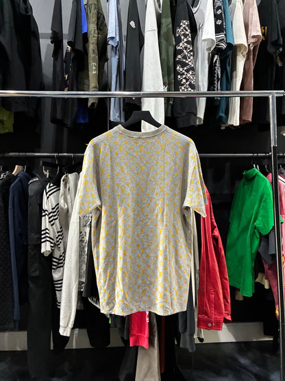 Louis V Grey/Yellow Monogram Tee (L)