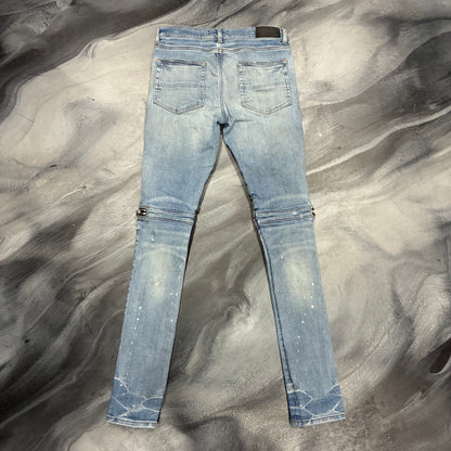 Amiri Indigo/Yellow Patch MX2 Jean (32)