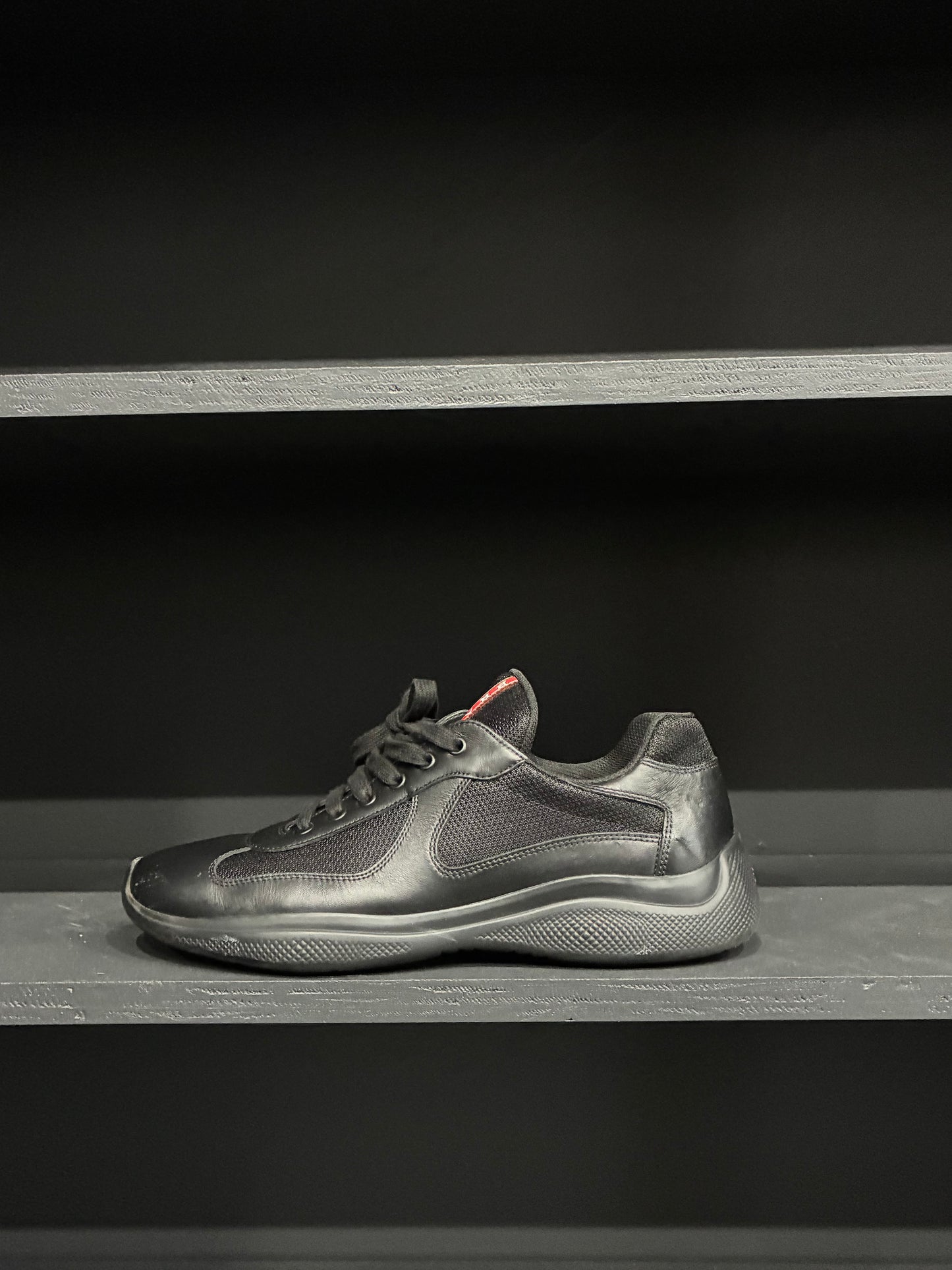 Prada Black/Black Cup Sneaker (10)