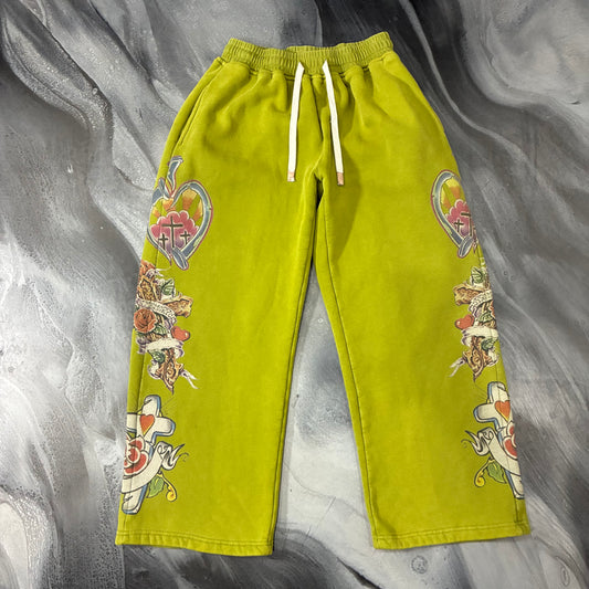 Righteous Green Risen King Sweatpants (XS)