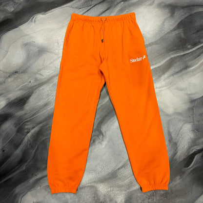 Sinclair Orange Embroidered Logo Sweatpants (L)