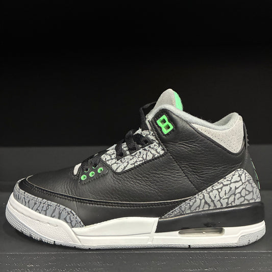Jordan 3 Retro Green Glow (6Y)