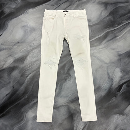 Amiri White/White Patch MX1 Jean (38)