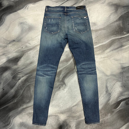 Amiri Dark Blue/Black Patch Jean (34)