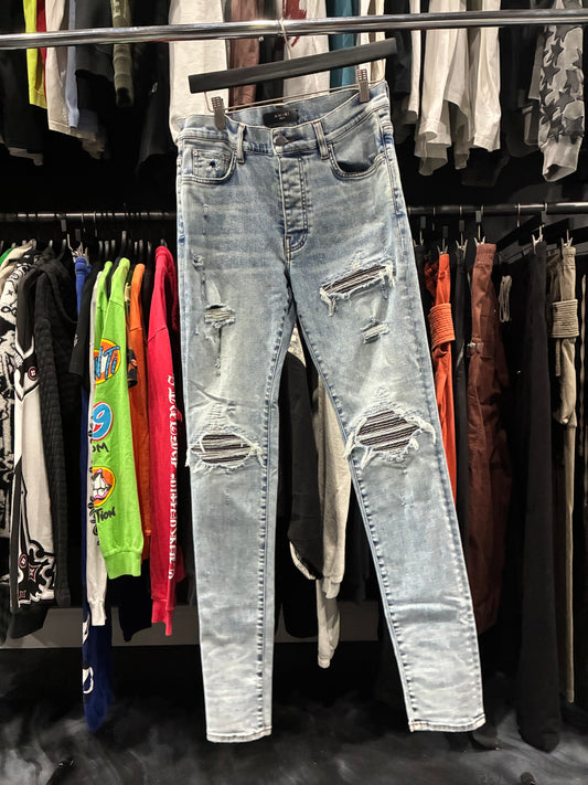 Amiri Light Blue Silver Patch MX1 Jean (32)