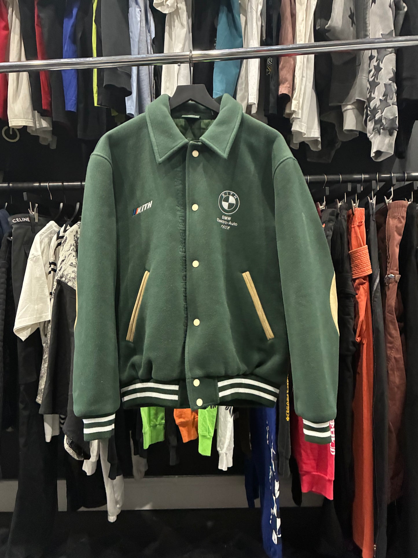 Kith Green BMW Varsity Jacket (XL)