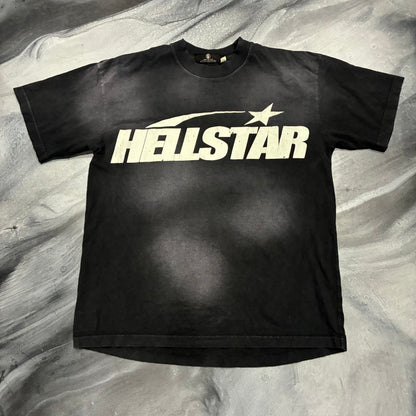 Hellstar Black/White Logo Tee (XS)