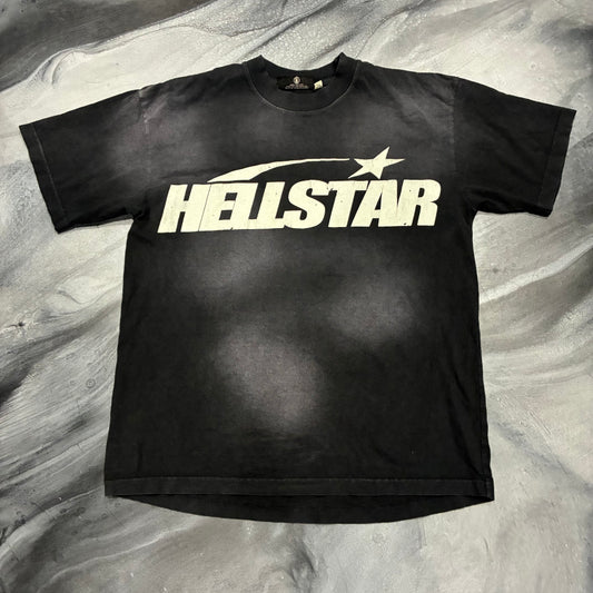 Hellstar Black/White Logo Tee (XS)