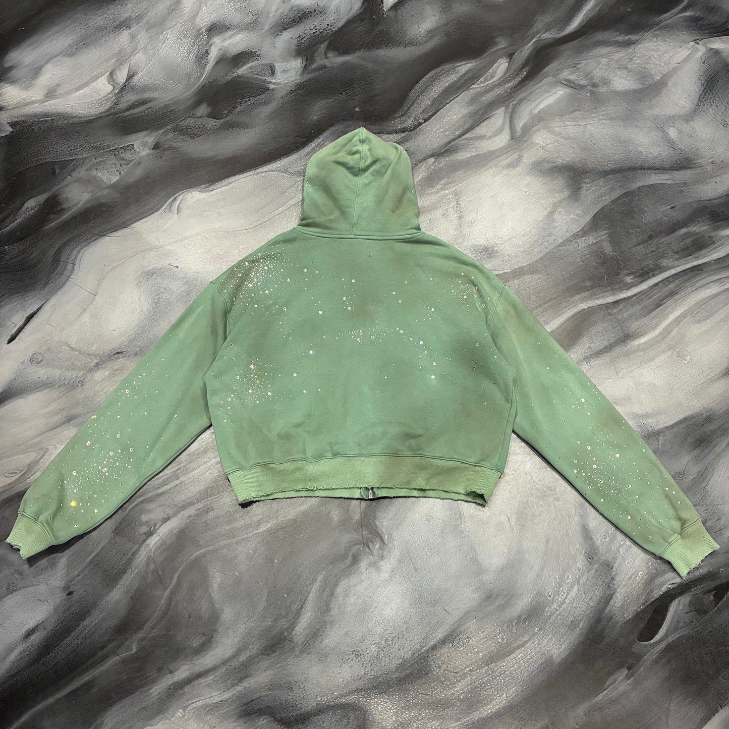 Vale Green Valley Dreams Bling Zip Up Hoodie (M)