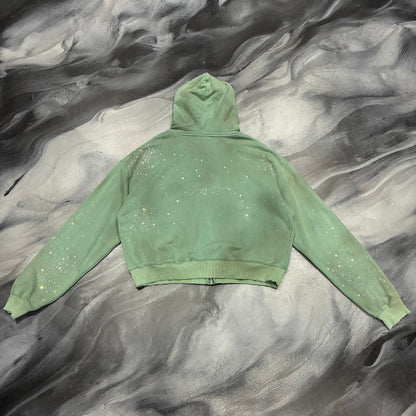 Vale Green Valley Dreams Bling Zip Up Hoodie (M)