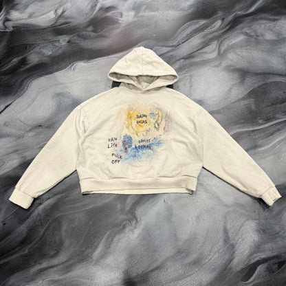 Saint Vanity Cream Fuck Off Hoodie (XL)