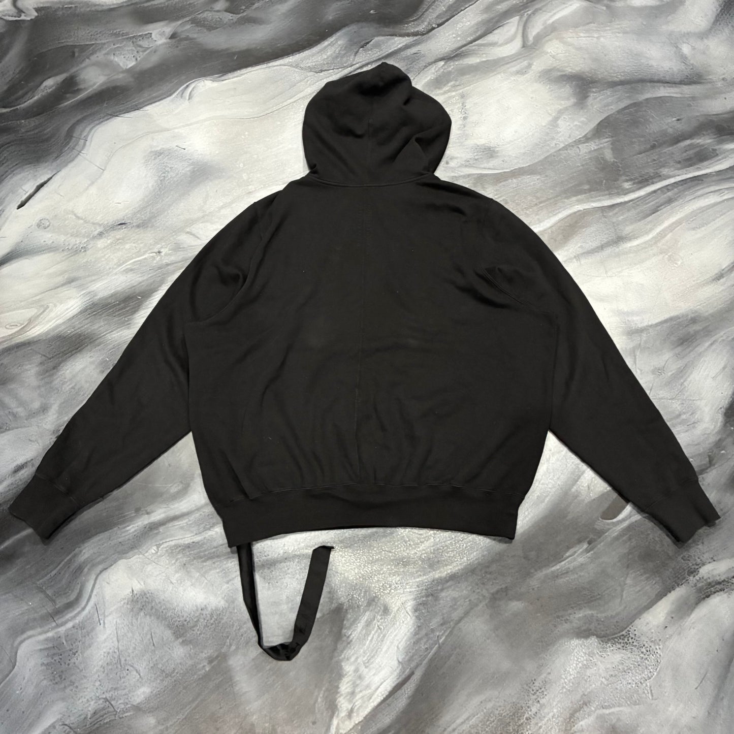 Rick Owens Black DRKSHDW Graphic Hoodie (XL)