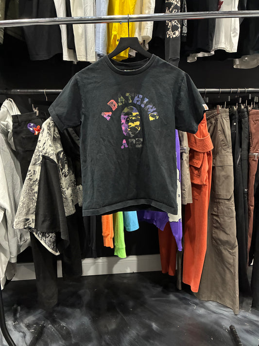 Bape Faded Black Multicolor Tee (S)
