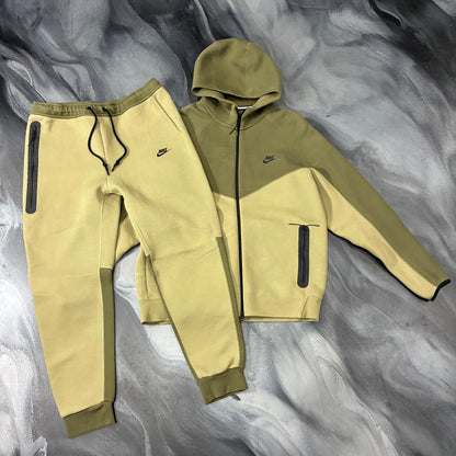 Nike Olive/Cream Tech Suit (XL)