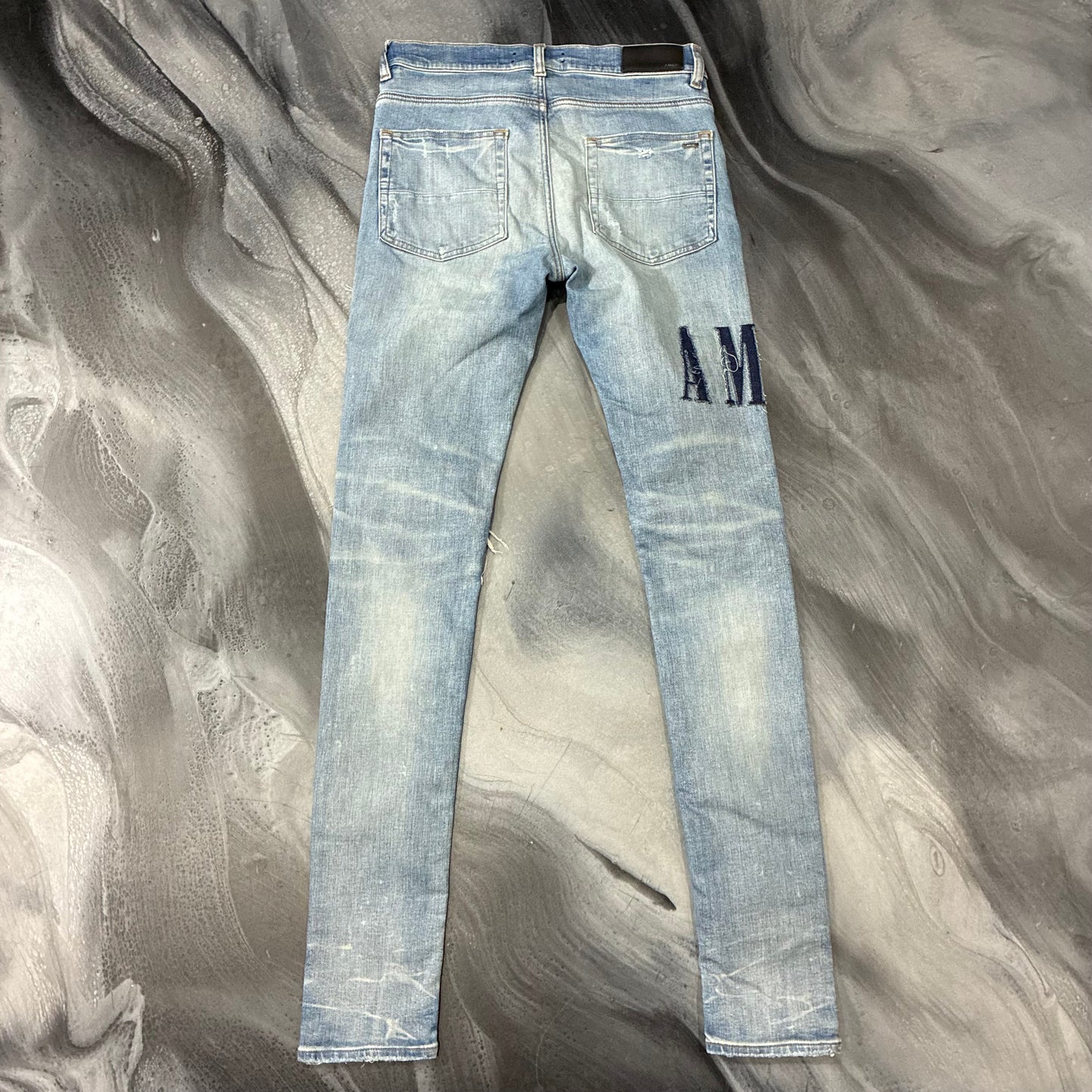 Amiri Light Blue/Denim Blue Core Logo Jean (30)