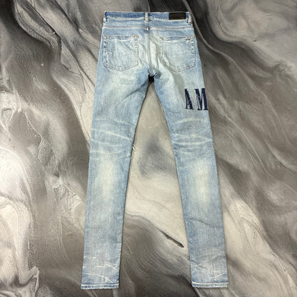 Amiri Light Blue/Denim Blue Core Logo Jean (30)