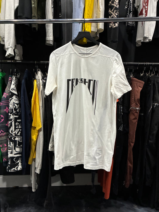 Rick Owen’s White DRKSHDW Tee (M)