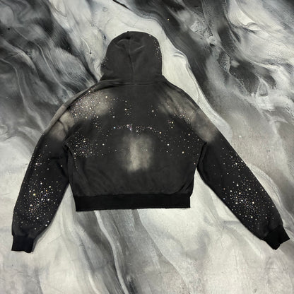 Black/White ‘Valley Dreams’ Bling Hoodie (S)