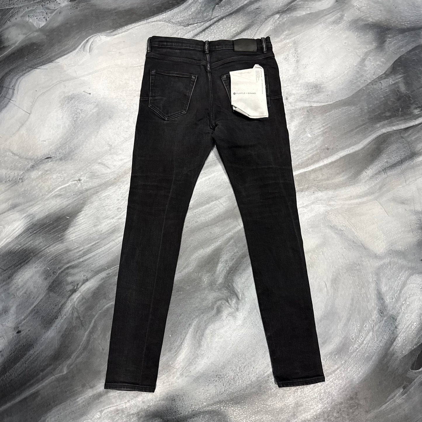 Purple Brand Faded Black Plain Jean (30)