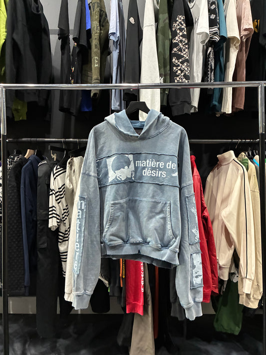 Matiere Desires Faded Blue Hoodie (L)