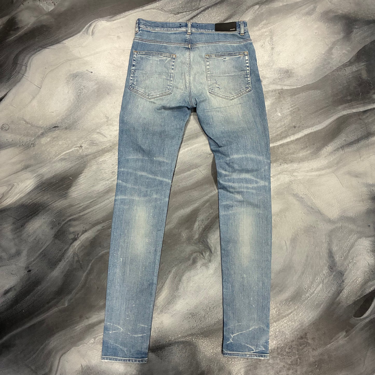 Amiri Dark Blue/White Patch Jean (30)