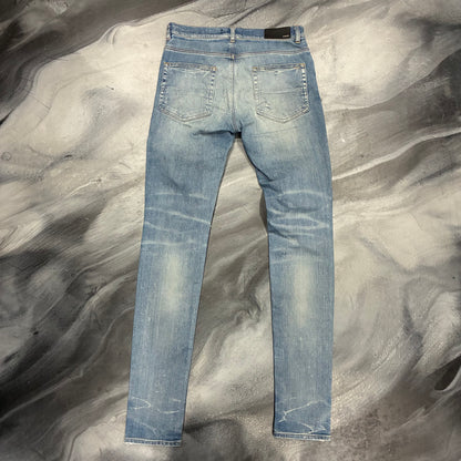 Amiri Dark Blue/White Patch Jean (30)