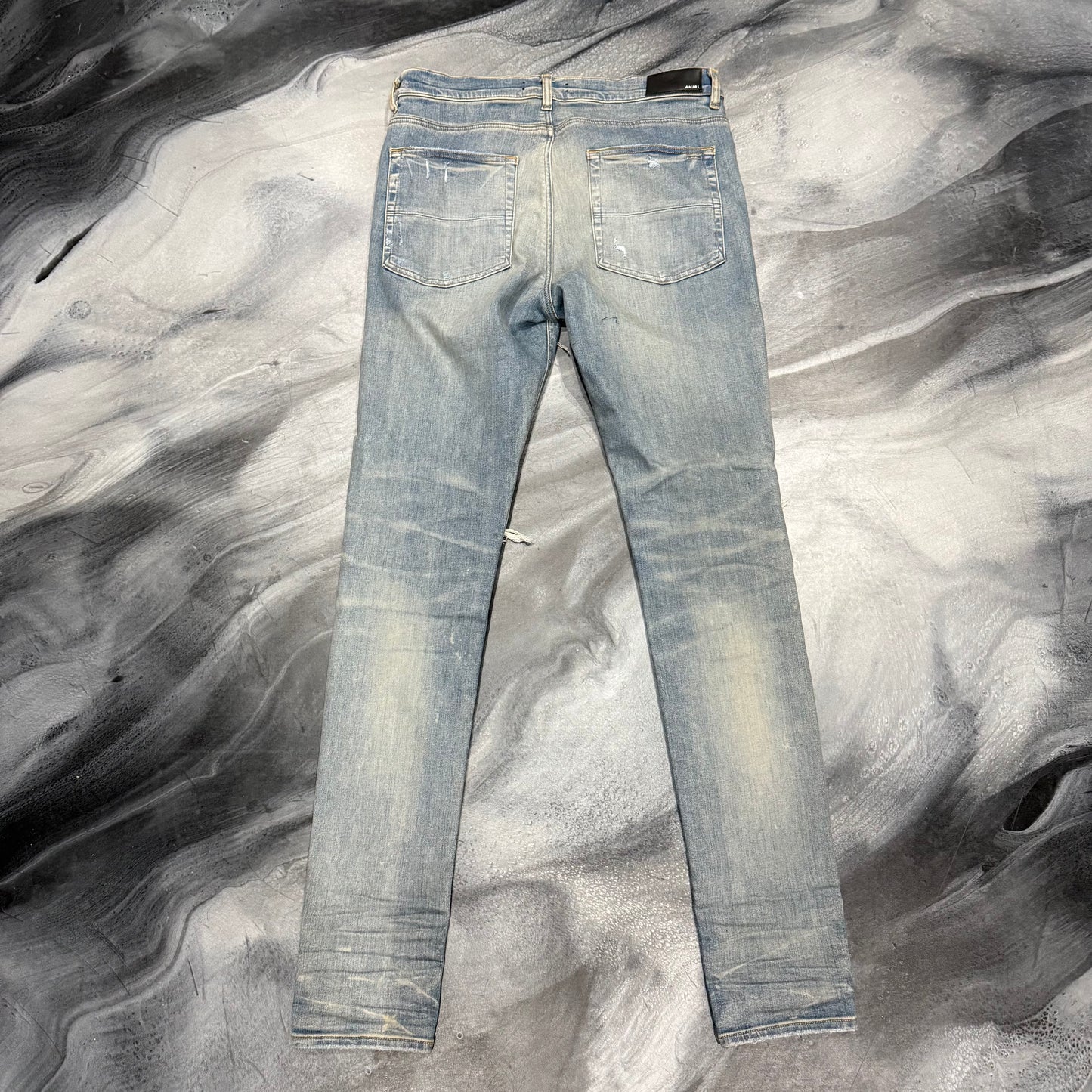 Amiri Indigo/Red Patch MX1 Jean
