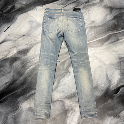 Amiri Indigo/Red Patch MX1 Jean