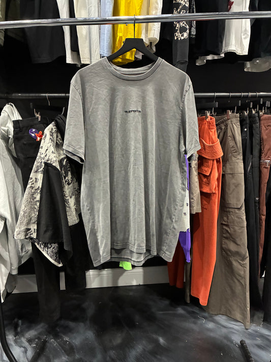 Supreme Grey/Black Embroidered Tee (XL)