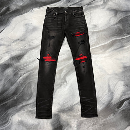 Amiri Black/Red Patch MX1 Jean (31)